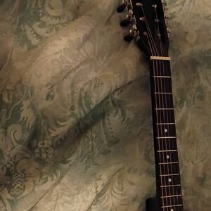 Fender Black Acoustic Guitar